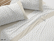 Juego de cama 545 color Pistacho/Caqui