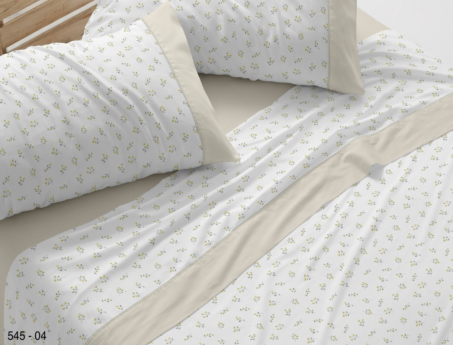 Burrito Blanco Juego de cama 545 color Pistacho/Caqui