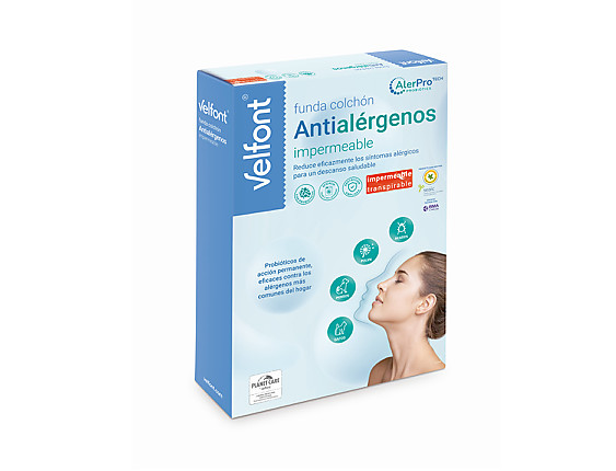 Velfont - Funda de colchón Antialérgenos impermeable (disponible a partir 15 de marzo)