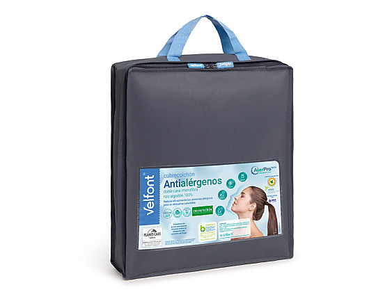 Velfont - Cubrecolchón acolchado rizo reversible Antialérgenos (disponible a partir 15 de marzo)