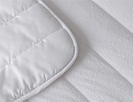 Haz clic para ampliar Cubrecolchón acolchado reversible Antialérgenos microfibra-rizo