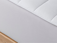 Haz clic para ampliar Cubrecolchón acolchado reversible Antialérgenos microfibra-rizo