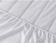 Haz clic para ampliar Cubrecolchón acolchado reversible Antialérgenos microfibra-rizo