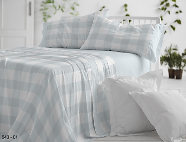 Burrito Blanco - Juego de cama 543 color Azul