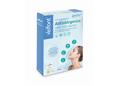 Velfont - Bajera ajustable 100% algodón punto Antialérgenos