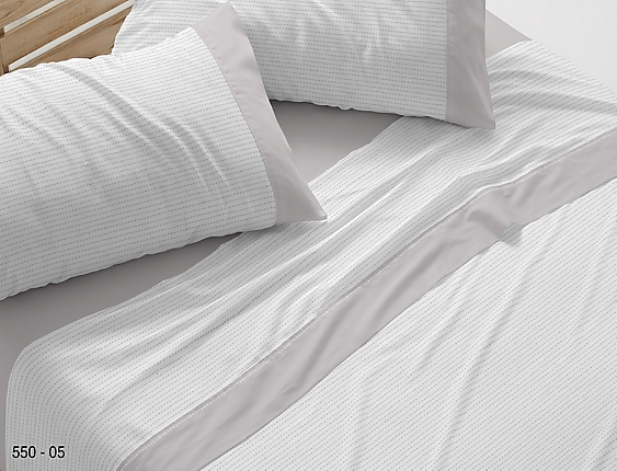 Burrito Blanco - Juego de cama 550 color Gris