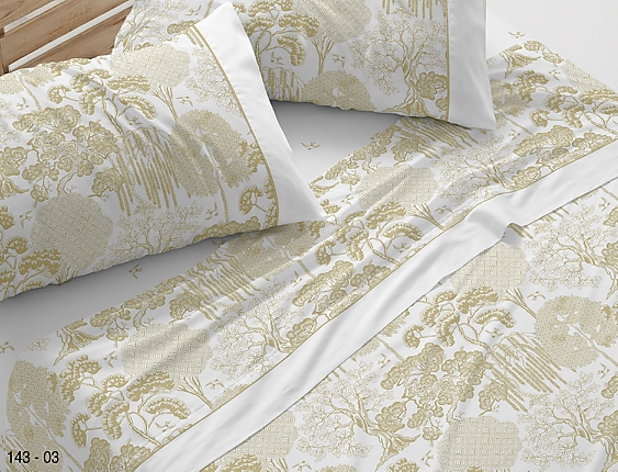 Burrito Blanco - Juego de cama 143 color Ocre