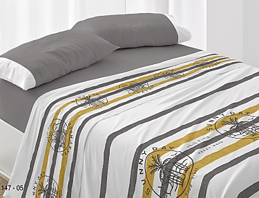 Burrito Blanco - Juego de cama 147 color Gris Pizarra