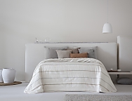 Bouti Jacquard 80gr Donal con funda/s de cojín color Azul o Beige