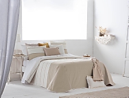 Bouti Jacquard 80gr Venetto con funda/s de cojín color Beige