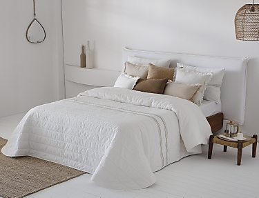 FunDeco - Bouti Jacquard 80gr Caeli con funda/s de cojín color Natural