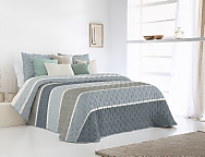 Bouti Reversible Babel con funda/s de cojín color Beige o Azul