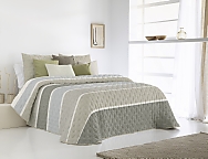 Bouti Reversible Babel con funda/s de cojín color Beige o Azul