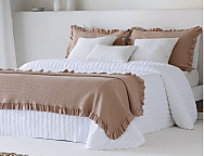 Haz clic para ampliar Pack plaid Siena (pie de cama) y 2 fundas de cojín de 50x70cm