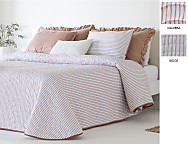 Colcha con relleno fino Quevedo con funda/s de cojín color 01 Beige o 02 Caldera