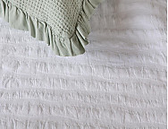 Colcha Jacquard Reversible Genova color Blanco