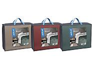 Edredón Reversible Mosaico color Burdeos, Menta o Taupé