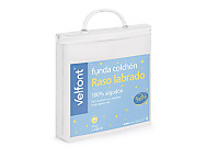 Haz clic para ampliar Funda de colchón de cuna 100% algodón raso labrado