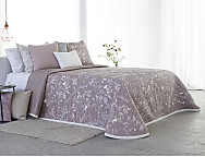 Colcha Jacquard Reversible Joplin 02 nude cama de 180 Oferta Fin de Existencias