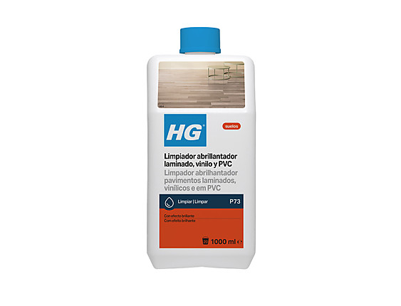 HG - HG Limpiador abrillantador laminado, vinilo y PVC (producto 73) - Concentrado, restaura el brillo