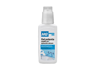 HG - HG Gel potente con cepillo para cal - Ideal para azulejos y lugares de difícil acceso