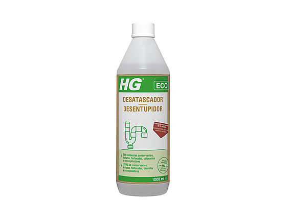HG - HG Desatascador Eco - Ecológico y respetuoso con el medio ambiente
