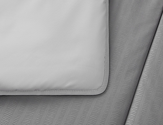 Velfont - Edredón Reversible Trazos color Gris cama 105 últimas unidades