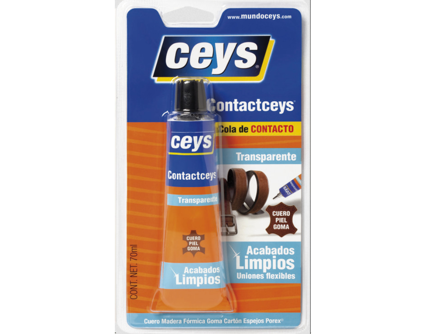 Ceys Cola de contacto de uso general Contactceys Transparente