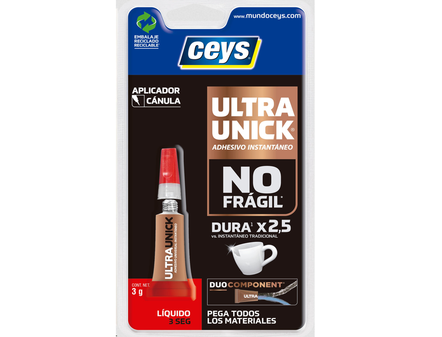 Ceys Pegamento instantáneo ultraunick líquido