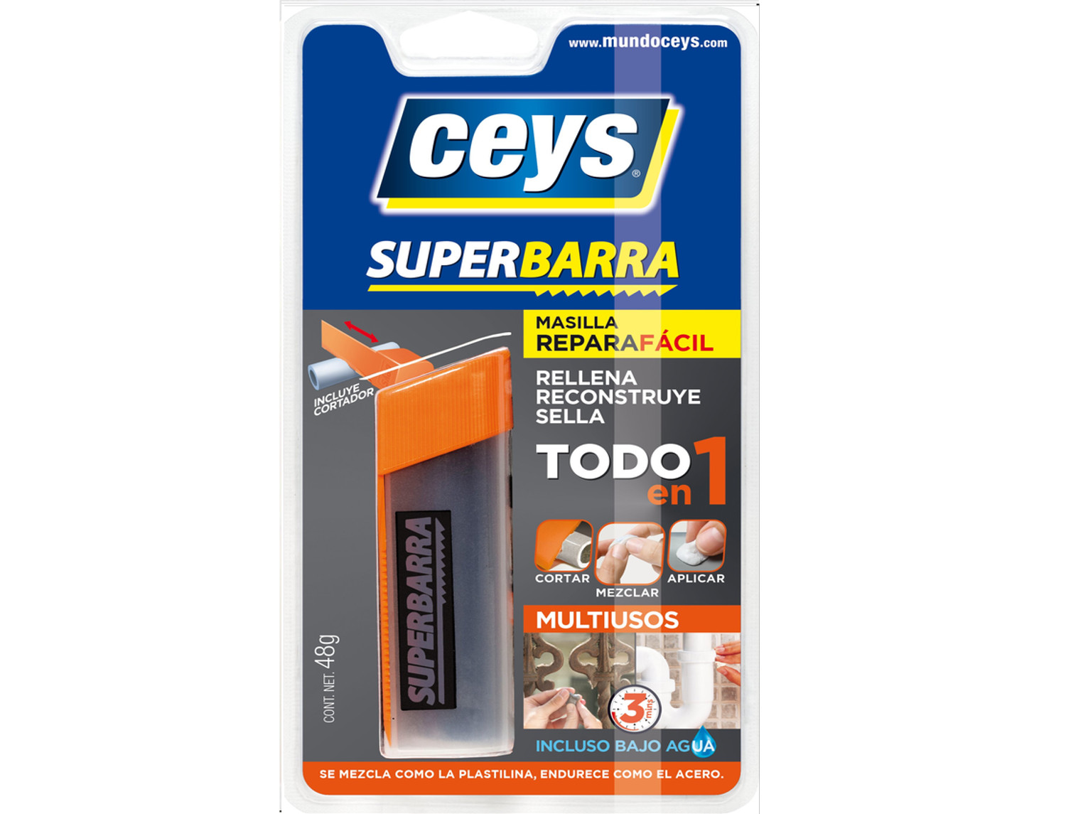 Ceys Superbarra reparadora multiusos universal