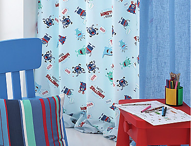 Cañete - Cortina con ollaos Monsters B