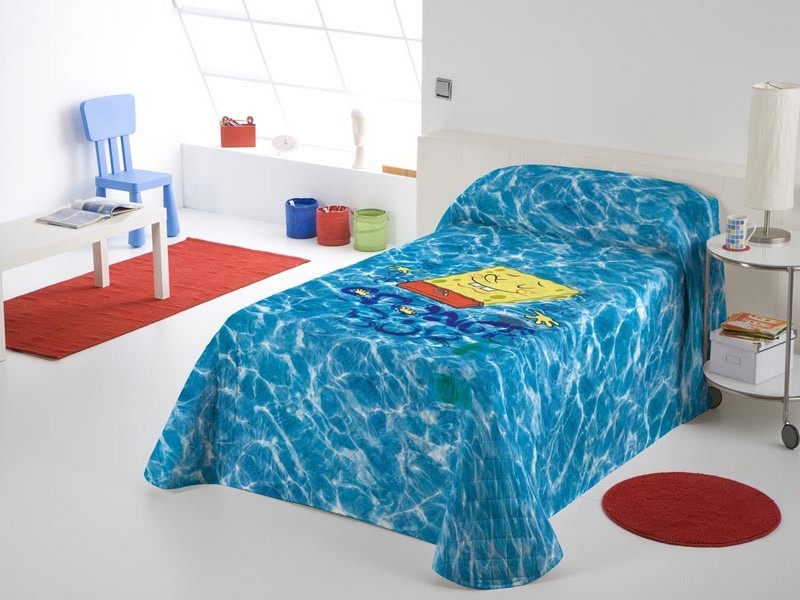 Euromoda Naturals Colcha bouti Bob Esponja Pool Oferta últimas unidades