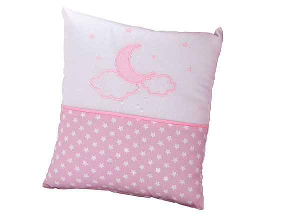 Pekebaby - Cojín con relleno Moon Rosa