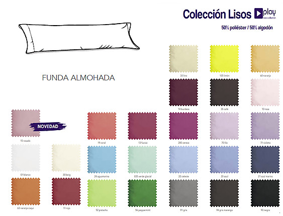 Cañete - Almohadón serie Lisos  Play basic collection