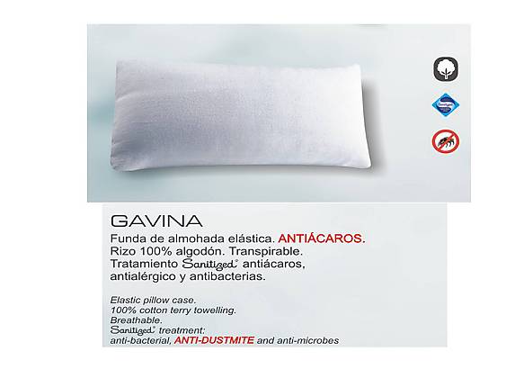 Belnou - Funda de almohada 100% algodón Gavina