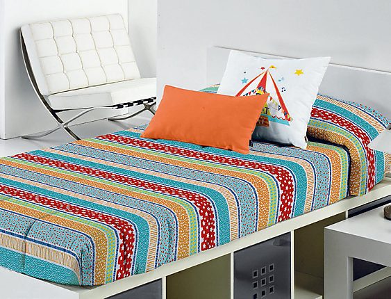 Cañete - Edredón ajustable Circus Stripe