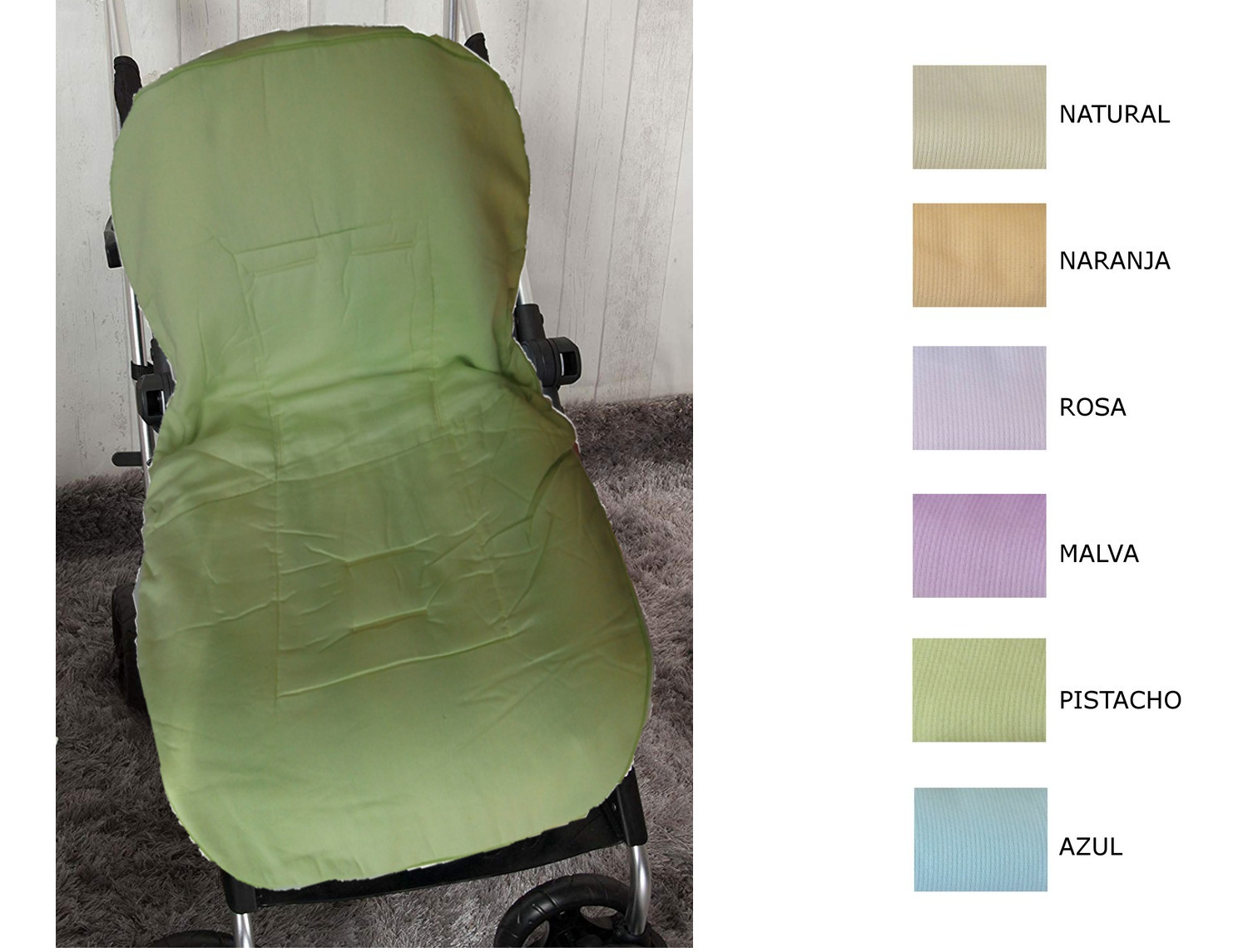 Nuestros Productos Colchoneta Silleta Universal para Carro 5040