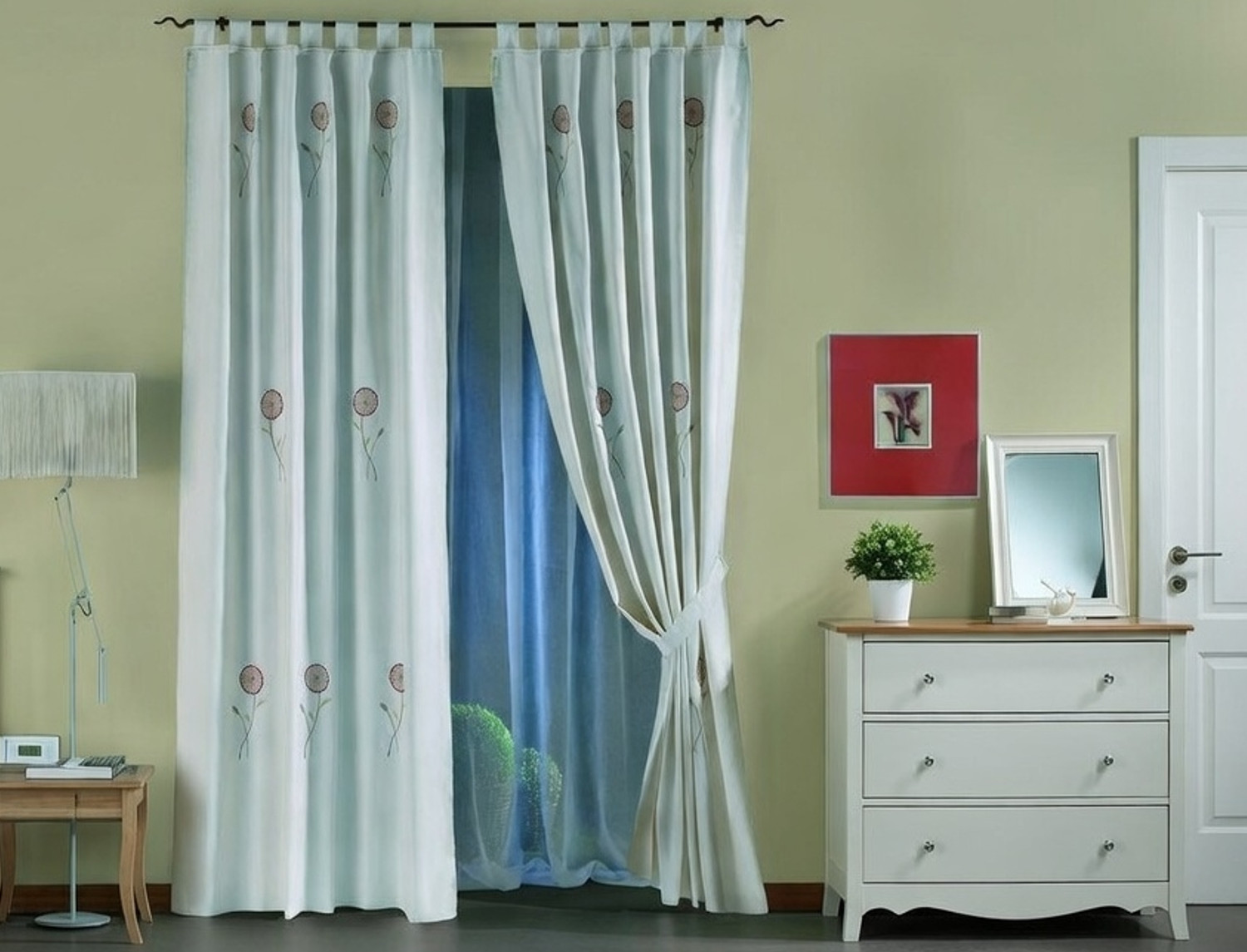 Confecciones Paula Cortina bordada Alma