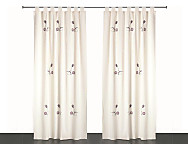 Cortina bordada Viena