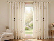 Cortina bordada Viena