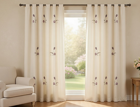 Confecciones Paula - Cortina bordada Viena