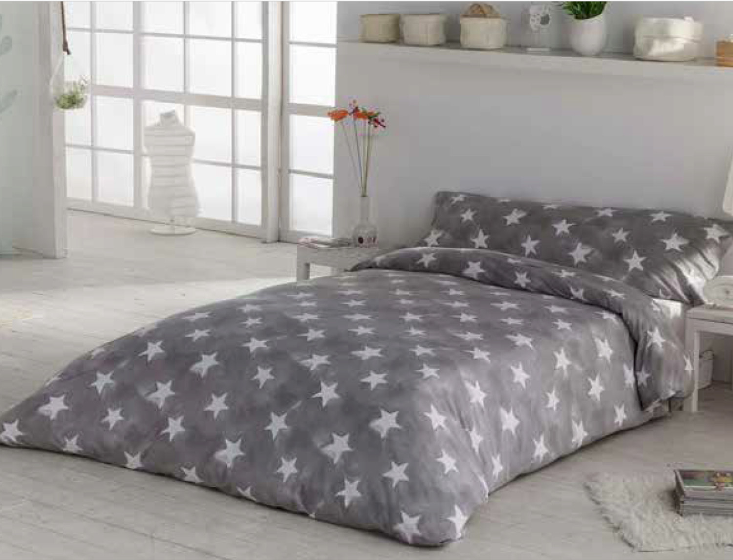 ambulancia contraste Indefinido Funda nórdica Punto Camiseta 100% Algodón Nuit - Centro Textil Hogar
