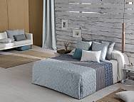 Edredón Conforter Jacquard Trípoli color Azul o Beige