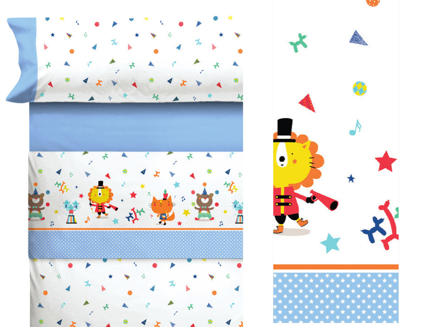 Cañete Juego de cama Circus últimas unidades