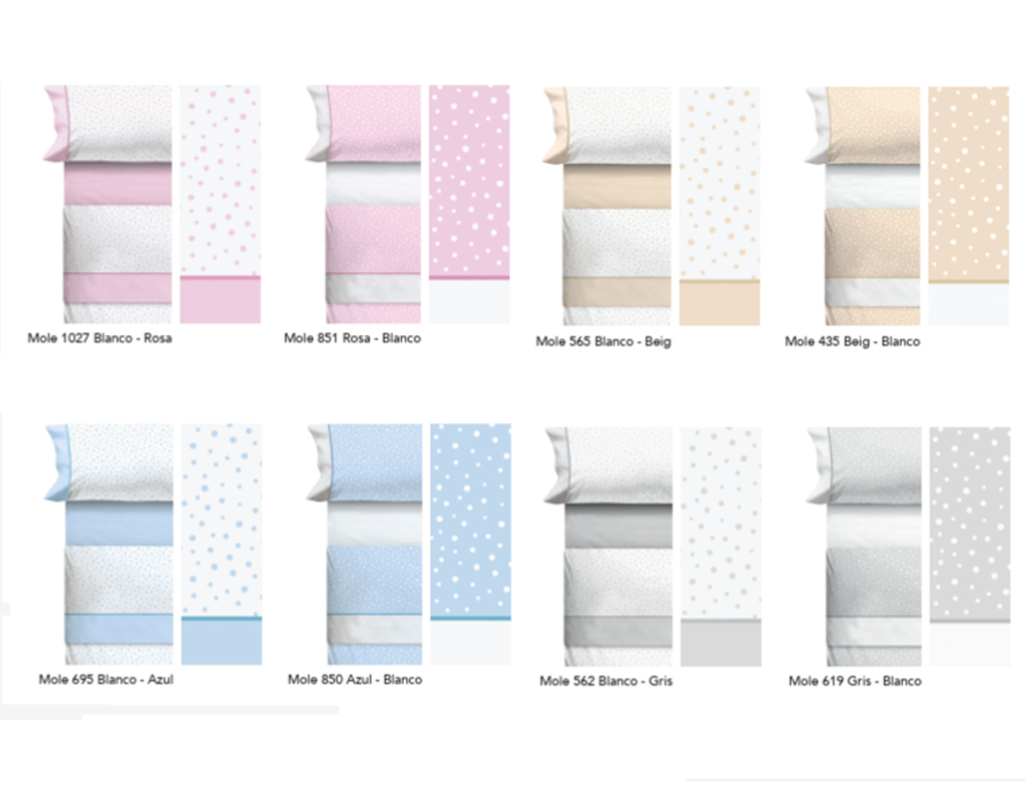 Cañete Juego de cama Mole