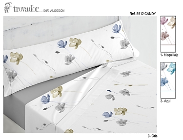 Trovador - Juego de cama 100% Algodón Candy Trovador Juego de cama 100% Algodón Candy