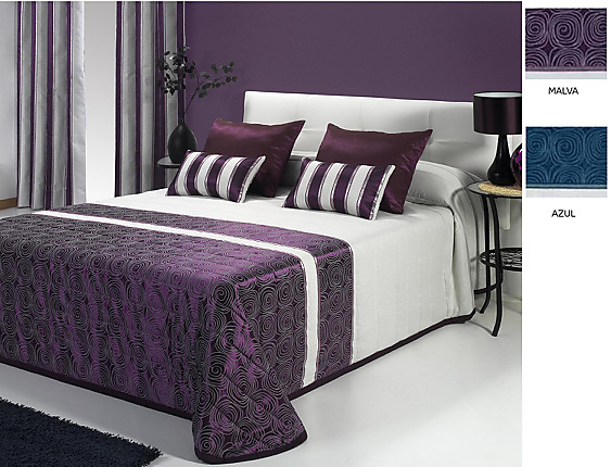 JVR - Bouti Jacquard Kamali color Azul o Malva