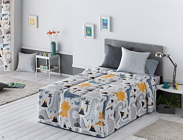 Confecciones Paula - Edredón Conforter Dinos
