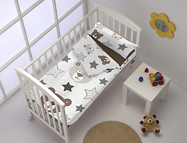 Denisa Home - Saco nórdico para bebé Ositos Teddy Denisa Home Saco nórdico para bebé Ositos Teddy
