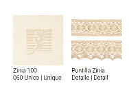 Colcha edredón Jacquard con puntillas Zinia